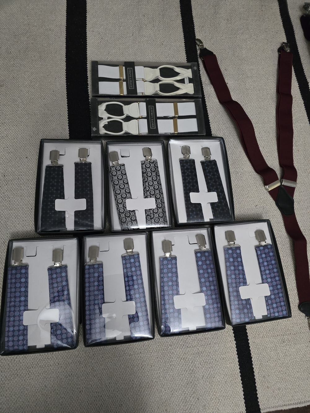 Men's Suspenders Lot